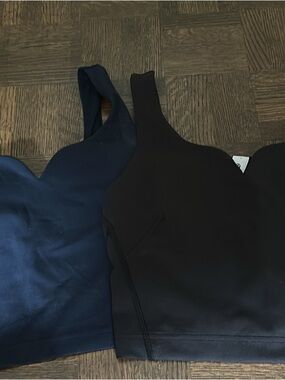 lululemon athletica Tank Top Duo wondertrain sweetheart in Black and Navy